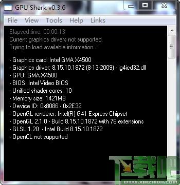 GPU Shark,显卡识别,显卡监测,GPU