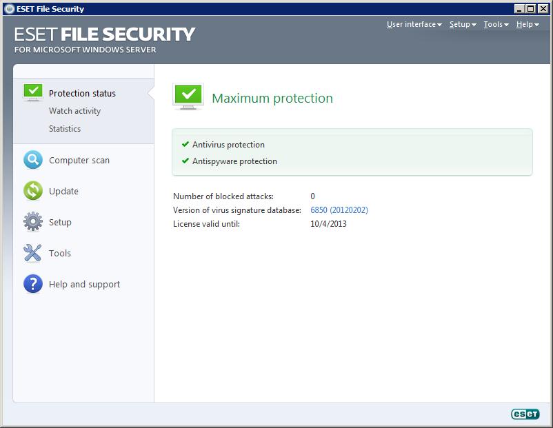 eset file security,NOD32,ESET File Security中文版,服务器杀毒软件