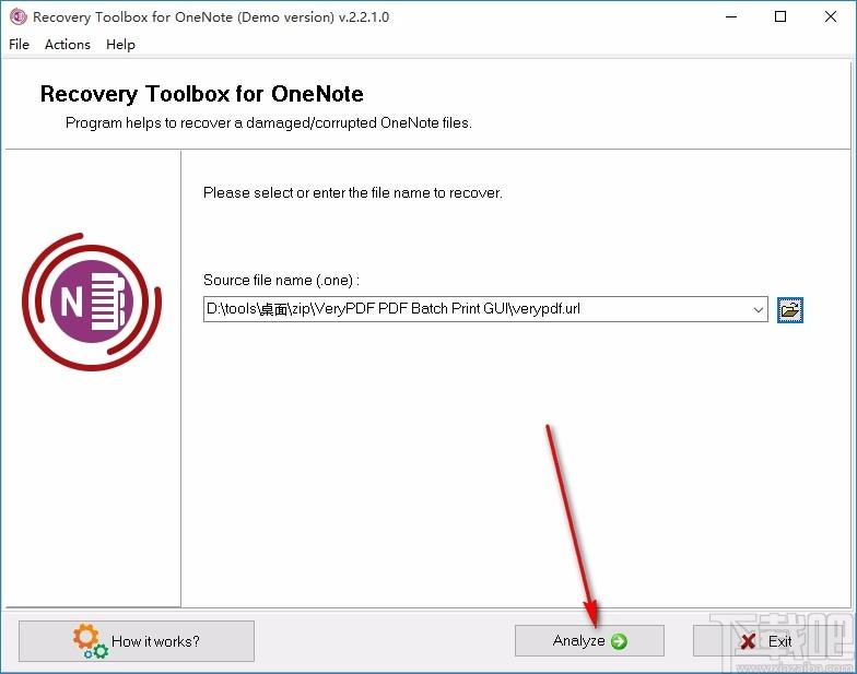 Recovery Toolbox for OneNote下载,OneNote文件修复软件