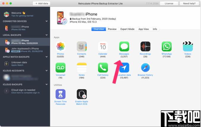 Reincubate iPhone Backup Extractor下载,数据恢复,数据还原
