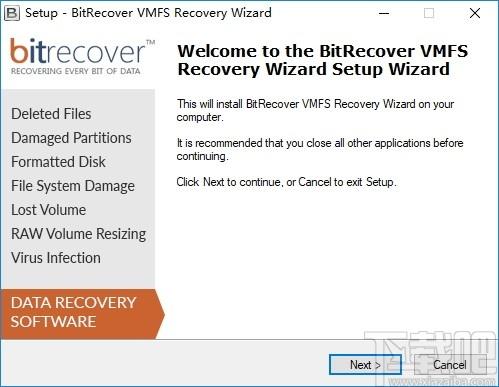 BitRecover VMFS Recovery Wizard下载,VMFS数据文件恢复软件,数据恢复